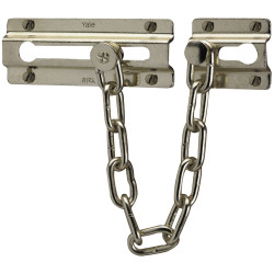 Yale Locks P1037 Door Chain Chrome Finish