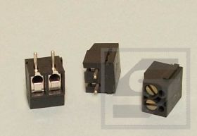 Złącze AK100/2DS-5.0-V 2 PIN RoHS rozstaw 5mm GRAU PTR MESSTECHNIK