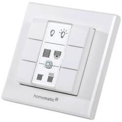Homematic IP 142308A0B Wireless Wall Switch 6 Keys Controls 3 Devices