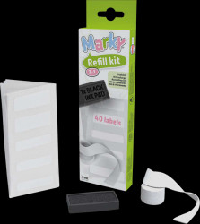 166672 Refill kit, for MARKY, ink pads, labels, tape