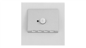 Oprawa Schodowa Led Navi Pt 230V Ac Regulowany Czujnik Alu Biała Neutralna...