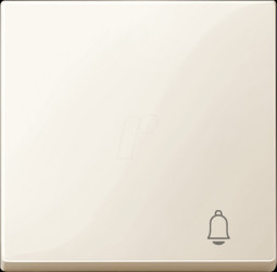 MEG3305-0344 System M, rocker for switch, with bell marking, white glossy