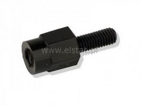 KDA6M3x10 tulejka dystansowa czarna 110stC