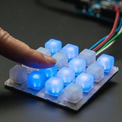 Adafruit Trellis Monochrome Driver PCB for 4x4 Keypad &amp; 3mm LEDs