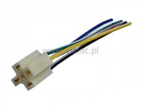 Gniazdo przekaźnika samochodowego, białe