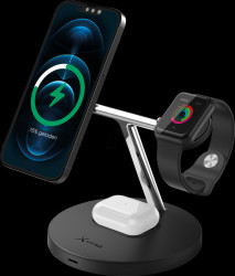 219374 Qi charger, for iPhone/Apple Watch, black