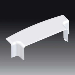 Pokrywa odgałęźna przepustowa dla kanałów EKD 120X40 biała 8584/EKD_HB