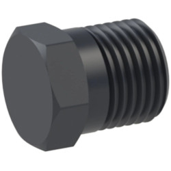 Dummy plug, L 26 mm, 10 bar, PA, for hose, 110984