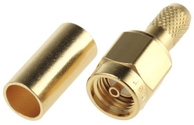 Złącze koncentryczne Montaż na kablu Męski 50Ω typ złącza Złącze SMA 0 to 6GHz Połączenie zagniatane typ kabla RG58 C/U