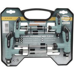 Br&#xFC;der Mannesmann M18198 Workshop Screwdriver Set 8pc Star T-Handle S2-Steel