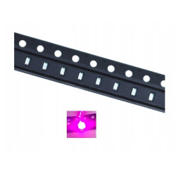 DIODA LED SMD 0603 RÓŻOWA PINK 120mcd 120st