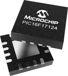 Mikrokontroler Microchip PIC16 VQFN 16-pinowy Montaż powierzchniowy PIC16F 7 KB Flash