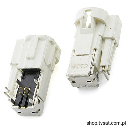 99S20D-40MA5-BX Right Angle Plug PCB HSD White THT ROSENBERGE