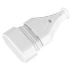 GAC250PL-PLW Gniazdo 250V - standard polski - 2 biegunowe, białe, płaskie 2.5A - na kabel, prosty