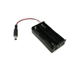 Koszyk na akumulator 2x 18650 z wtykiem DC 2.1