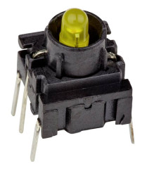 MEC 3FTH940 Multimec 3F Series Przełącznik 24 V 50 mA chwilowy żółty (D x S x W) 10 x 10 x 10.40 mm IP67 1 szt.