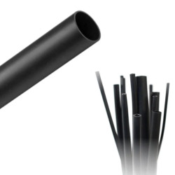 Rurka Koszulka Termokurczliwa Samogasnąca 25,4 - 12,7 mm Czarna 1 m
