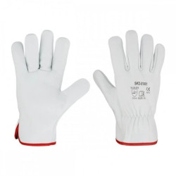 Rękawice Robocze Skórzane Ochronne Skóra Kozia LICO rozm. 11- XXL