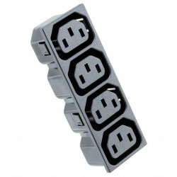 Bulgin PX0717/4/15/ST Złącze męskie sieciowe, 1 szt.