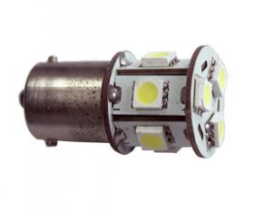 BA-15S 12V BIAŁA 0,9W LED SMD 5050 6000K