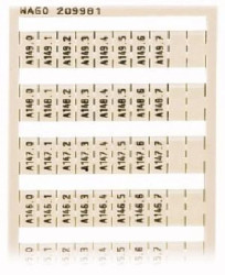Ramka z oznacznikami A140.0-A149.7 209-981 /5szt./