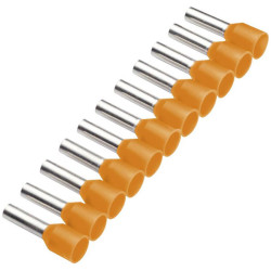 Cimco 187510 Ferrule Partially insulated Orange 0.5 mm&#xB2; 500 pcs