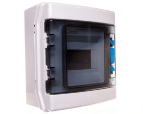 Rozdzielnica modułowa 1x6 natynkowa IP65 IKA-1/6-ST 174222