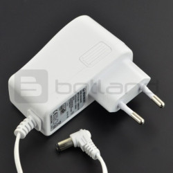 Zasilacz impulsowy 9V/2A - wtyk kątowy DC5,5 /2,1mm