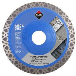 RUBI Tiling Tools 30987 TVR125 TVR SUPERPRO Diamond Blade 125mm