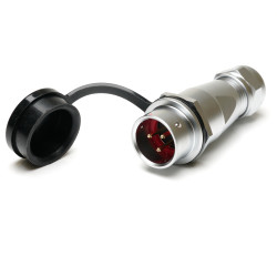 Złącze okrągłe 3-pinowe M16 Kabel Gniazdo RS PRO Męski IP67 SF16