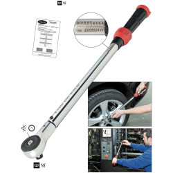 Vigor V3441 Torque Wrench 40-200 Nm 1/2&quot; Haptic &amp; Acoustic FeedbaC.K