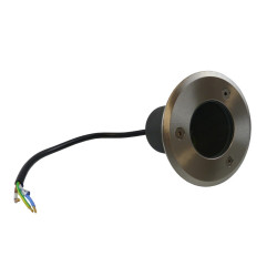 Oprawa najazdowa GU10 10W IP67 inox oprawa do kostki lampa ogrodowa gruntowa bez żarówki GTV ON-ALFAOGU10-06-MINI