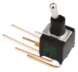 Przełącznik Wł.-wył.-wł. SPDT APEM Płytka drukowana długość przełącznika 5.3mm