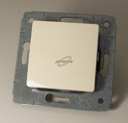 WYŁĄCZNIK POJEDYŃCZY CARIVA KREM 773701