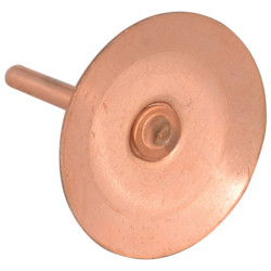 ForgeFix 100DISCRIVC Copper Disc Rivets 20 x 20 x 1.5mm (Bag 100)