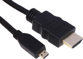 Kabel HDMI 50cm A: HDMI B: Micro HDMI A: Męskie B: Męskie High Speed HDMI 1.4