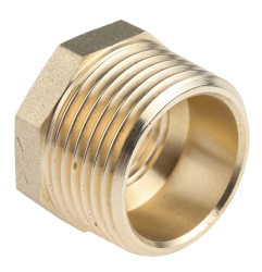 Złączka gwintowana, RS PRO Mosiądz