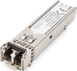 Transceiver, duplex LC, 1.25 Gbps, 550 m, SFP, multimode, silver, DN-81010