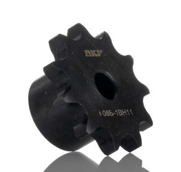 Koło łańcuchowe drabinkowe, 11 zębów, 08B-1, Szorstki otwór wykonany zgrubnie, śr otworu: 13mm, śr toczna: 45.07mm, Stal