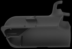 Enclosure cover, 60 positions, for Micro Quadlok series, 1394908-3