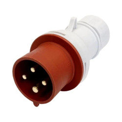 Wtyczka siłowa przenośna 4p. 32A IP44 / 25014