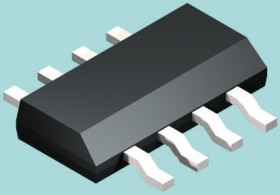 MOSFET N-kanałowy 1.2 A SM 60 V SMD Izolacja 2.13 W 600 miliomów