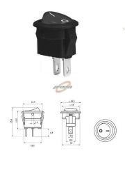 PRZEŁĄCZNIK OKRĄGŁY MINI SMRS101-3 ON-OFF MKO MINI