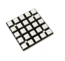 5x5 Bits Square RGB LED Matrix WS2812B - 5050 LEDs