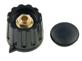 GaĹka z bakelitu 23 mm czarna oĹ 6mm