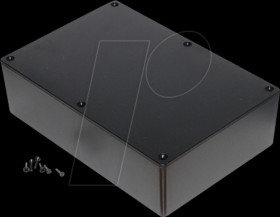 1591XXFBK Plastic housing, series 1591, 150 x 221 x 60 mm, black