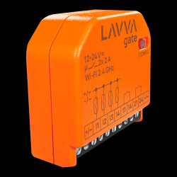 LAVVA gate – sterownik bramowy WiFi 2.4 GHz (2-kanałowy)