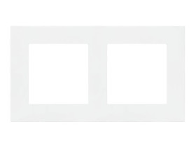 SIMON 55 Ramka 2 podwójna LINE biały mat TR2/111 KONTAKT SIMON