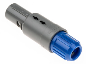 Złącze wielostykowe przemysłowe 2-pinowe Montaż na kablu Wtyczka LEMO