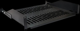 26990407 19" shelf, 2U, black